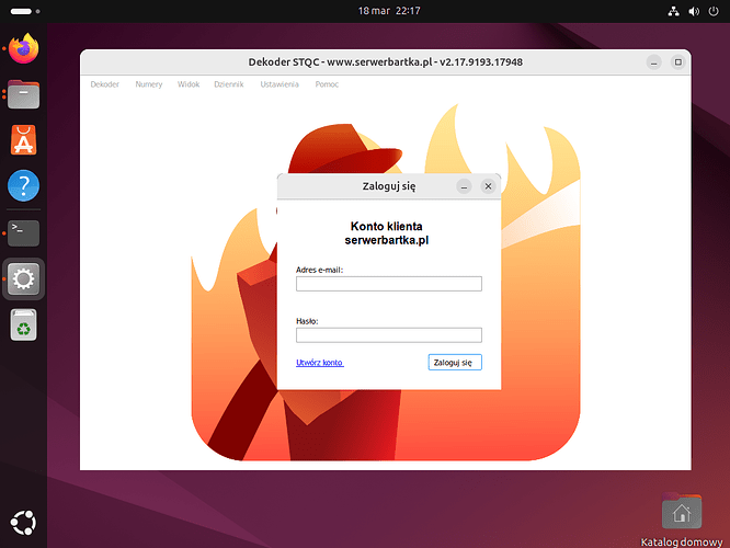 STQC dekoder na Linuxie
