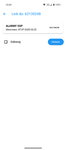 Podgląd linku w aplikacji