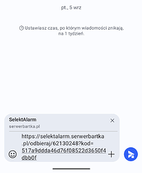 Link w komunikatorze